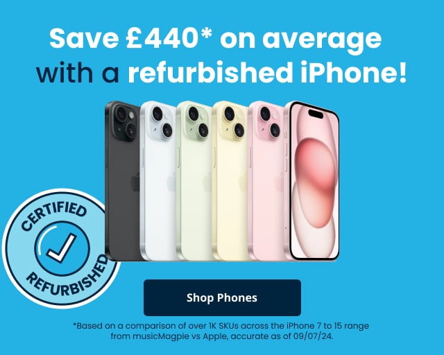 Save an average of £526 with a Refubished iPhone