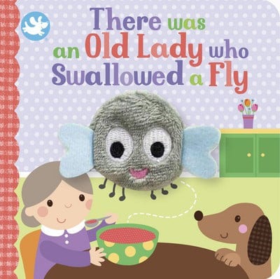 Little Learners There Was an Old Lady Who Swallowed a Fly Finger Puppet Book - Parragon Books Ltd - Board book - Used