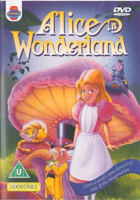 Alice in Wonderland (Animated) - DVD - Used