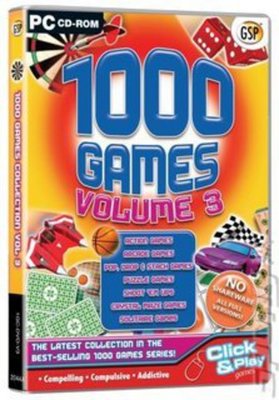 1000 Games Volume 3 PC Game - Used