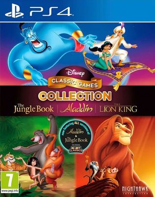 Disney Classic Games Collection: The Jungle Book, Aladdin, The Lion King PlayStation 4 Game - Used