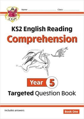 KS2 English Year 5 Reading Comprehension Targeted Question Book - Book 1 (with Answers) - CGP Books - Paperback - Used