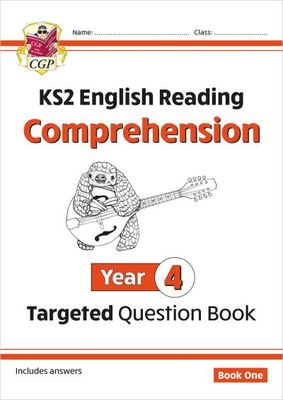 KS2 English Year 4 Reading Comprehension Targeted Question Book - Book 1 (with Answers) - CGP Books - Paperback - Used