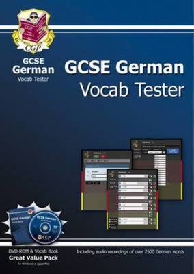 GCSE German Interactive Vocab Tester - DVD-ROM and Vocab Book (A*-G course) - CGP Books - Paperback - Used