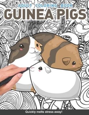 Guinea pig Adults Coloring Book - Craft Genius Books - Paperback - Used