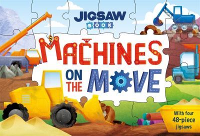 Jigsaw Book: Machines on the Move - Igloo Books - Board book - Used