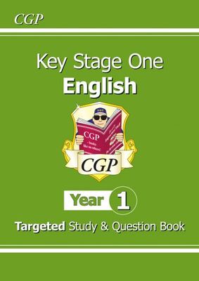 KS1 English Year 1 Targeted Study & Question Book - CGP Books - Paperback - Used