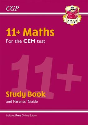 11+ CEM Maths Study Book (with Parents' Guide & Online Edition) - CGP Books - Paperback - Used