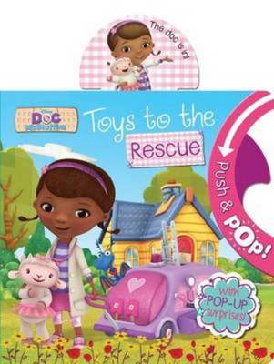 Disney Doc Mcstuffins Push and Pop Board Book - Parragon Books - Hardback - Used